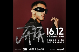 JAPA, UM DOS PRINCIPAIS EXPOENTES DA NOVA CENA DO TRAP, SE APRESENTA PELA PRIMEIRA NO BAR OPINIÃO EM DEZEMBRO (16/12)