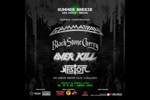 SUMMER BREEZE 2024 CONFIRMA GAMMA RAY, BLACK STONE CHERRY, OVERKILL E NESTOR