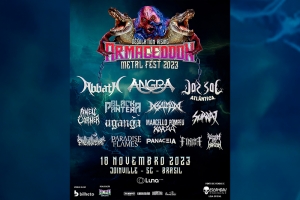 ARMAGEDDON METAL FEST MOVIMENTA CEN&Aacute;RIO CULTURAL DE JOINVILLE/SC NO PR&Oacute;XIMO DIA 18/3 (S&Aacute;BADO)